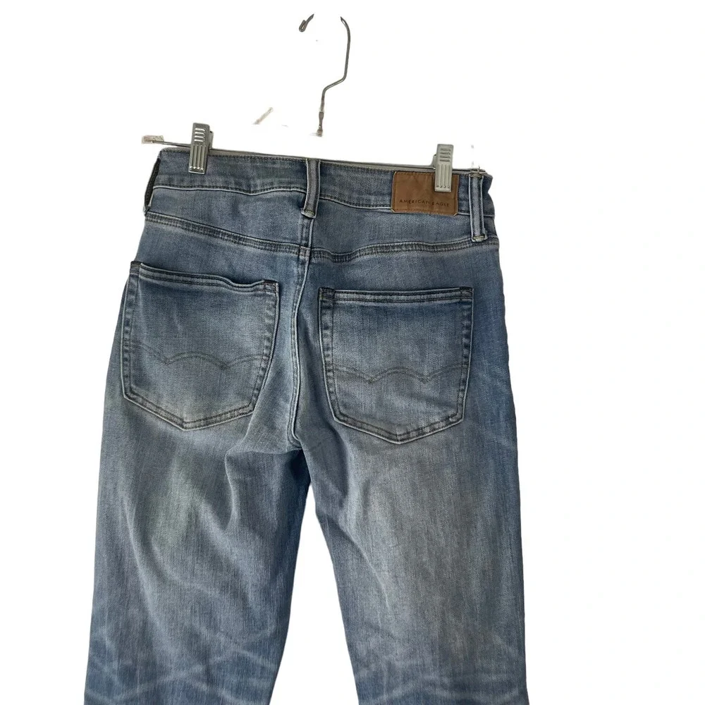 American‎ Eagle Men's Size 26 X 30 Airflex + Temp Tech Light Wash Slim Jeans